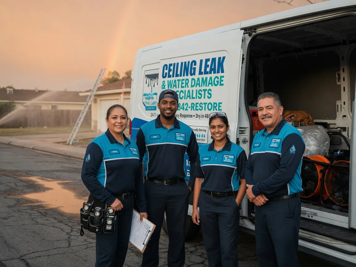 Ceiling Leak Cleanup company in Orchard, TX