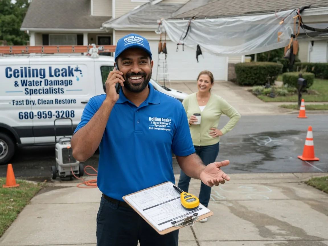 Ceiling Leak Cleanup Orchard, TX FAQs